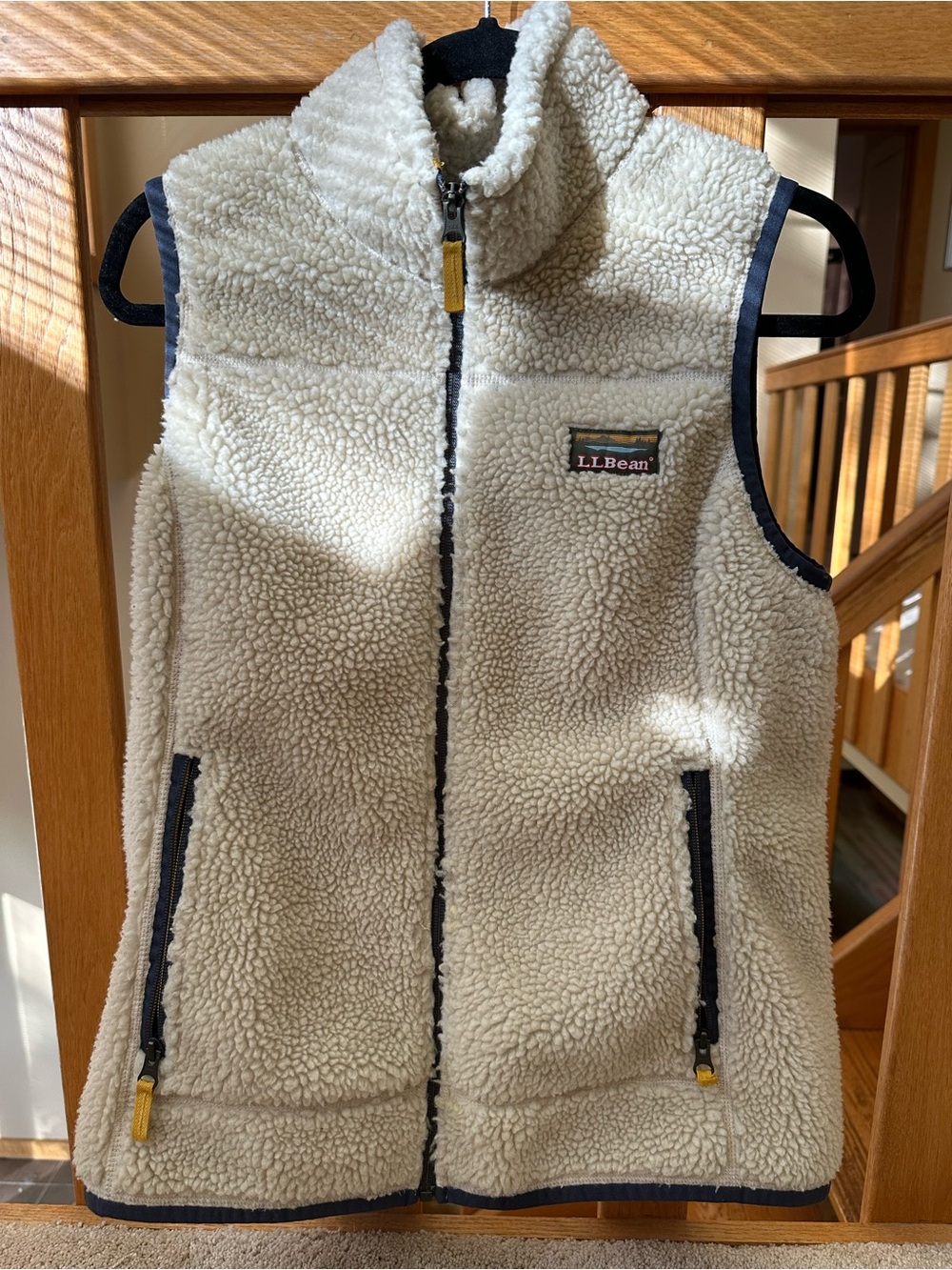 LL Bean Sherpa Fleece Vest